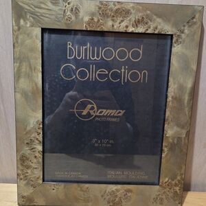 Roma Burlwood Collection Photo Frame - Brown